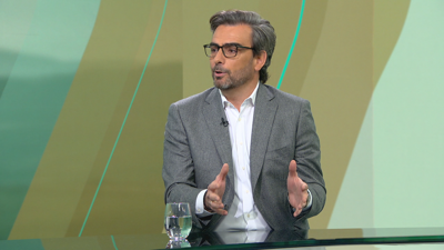 O conselleiro da Presidencia, Diego Calvo, este martes nunha entrevista no 'Bos días'