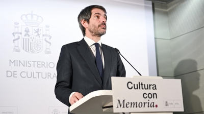 O ministro de Cultura, Ernest Urtasun, fixo o anuncio (Gustavo Valiente - Europa Press)