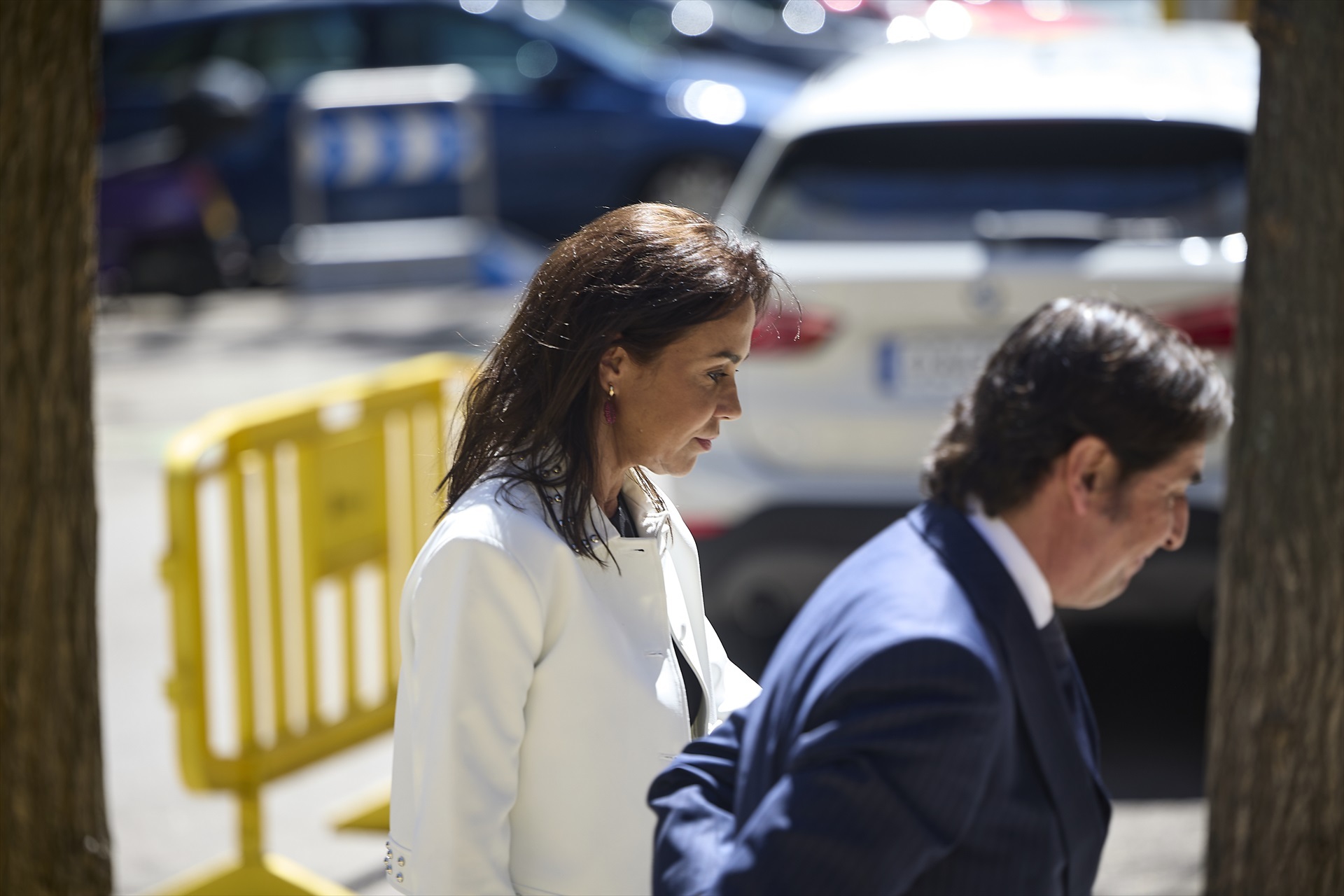 Pardo de Vera chega ao Supremo para declarar como testemuña na sexta xornada do xuízo. Europa Press.