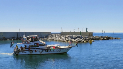 Flotilla rumbo a Gaza. EFE/Jordi Font.