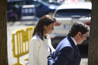 Pardo de Vera chega ao Supremo para declarar como testemuña na sexta xornada do xuízo. Europa Press