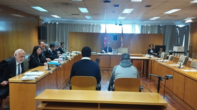 Os dous acusados nunha das xornadas previas do xuízo (Europa Press)