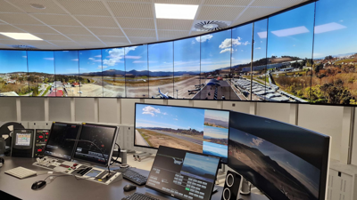 Imaxe da torre dixital do aeroporto de Vigo. Pedro Davila-Europa Press-Arquivo