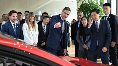 Begoña Gómez, de viaxe oficial na China. Pool Moncloa / Fernando Calvo