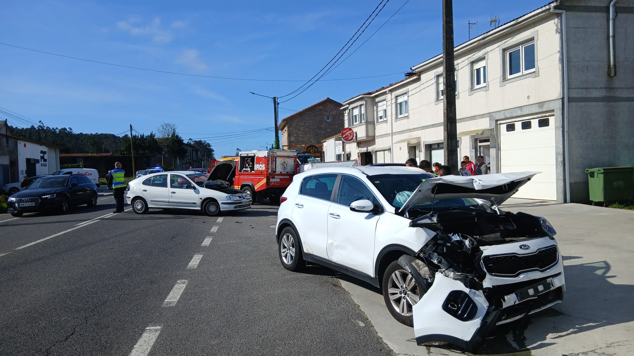Imaxe cedida polos Bombeiros da Costa da Morte