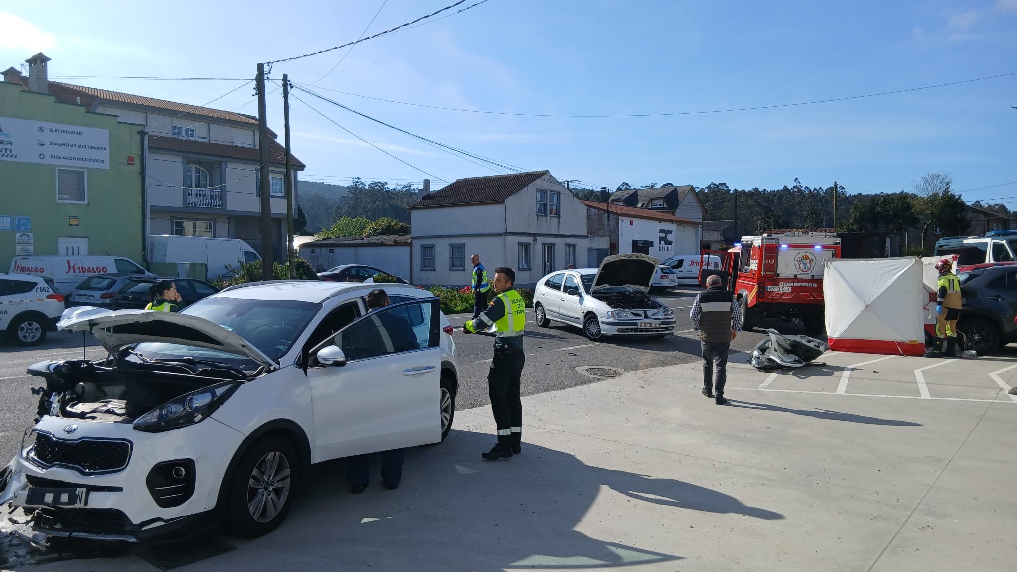Imaxe cedida polos Bombeiros da Costa da Morte