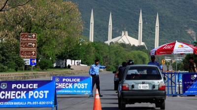 Control policial en Islamabad. REUTERS/Akhtar Soomro