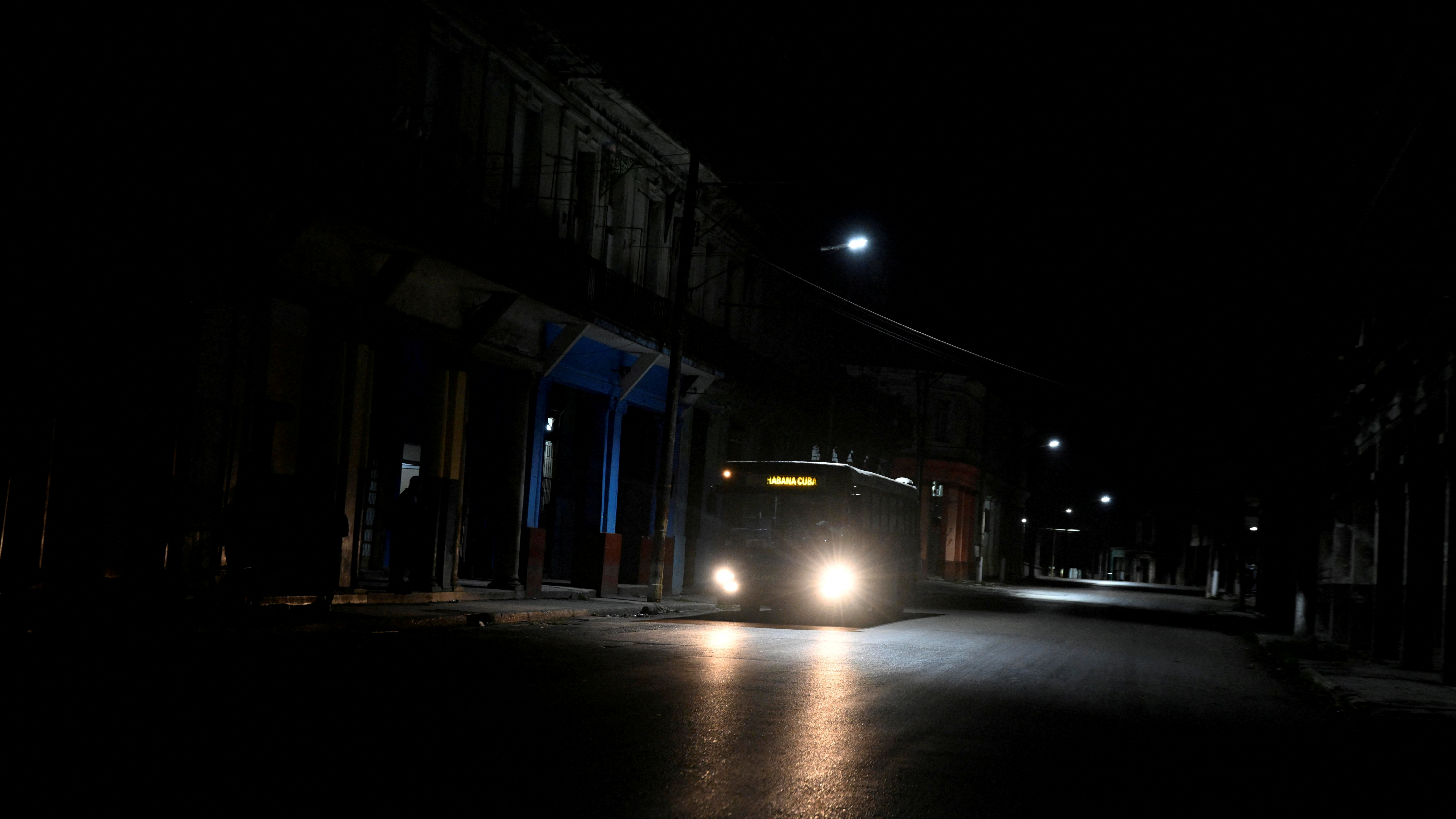 Apagamento en Cuba en marzo de 2022. REUTERS/Norlys Perez