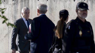 Luis Bárcenasá súa chegada á Audiencia Nacional (Alberto Ortega/Europa Press)