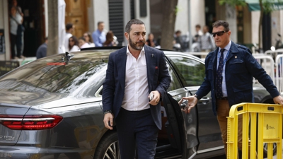 Víctor de Aldama, á súa chegada este martes ao Tribunal Supremo (EFE/ Rodrigo Jiménez)