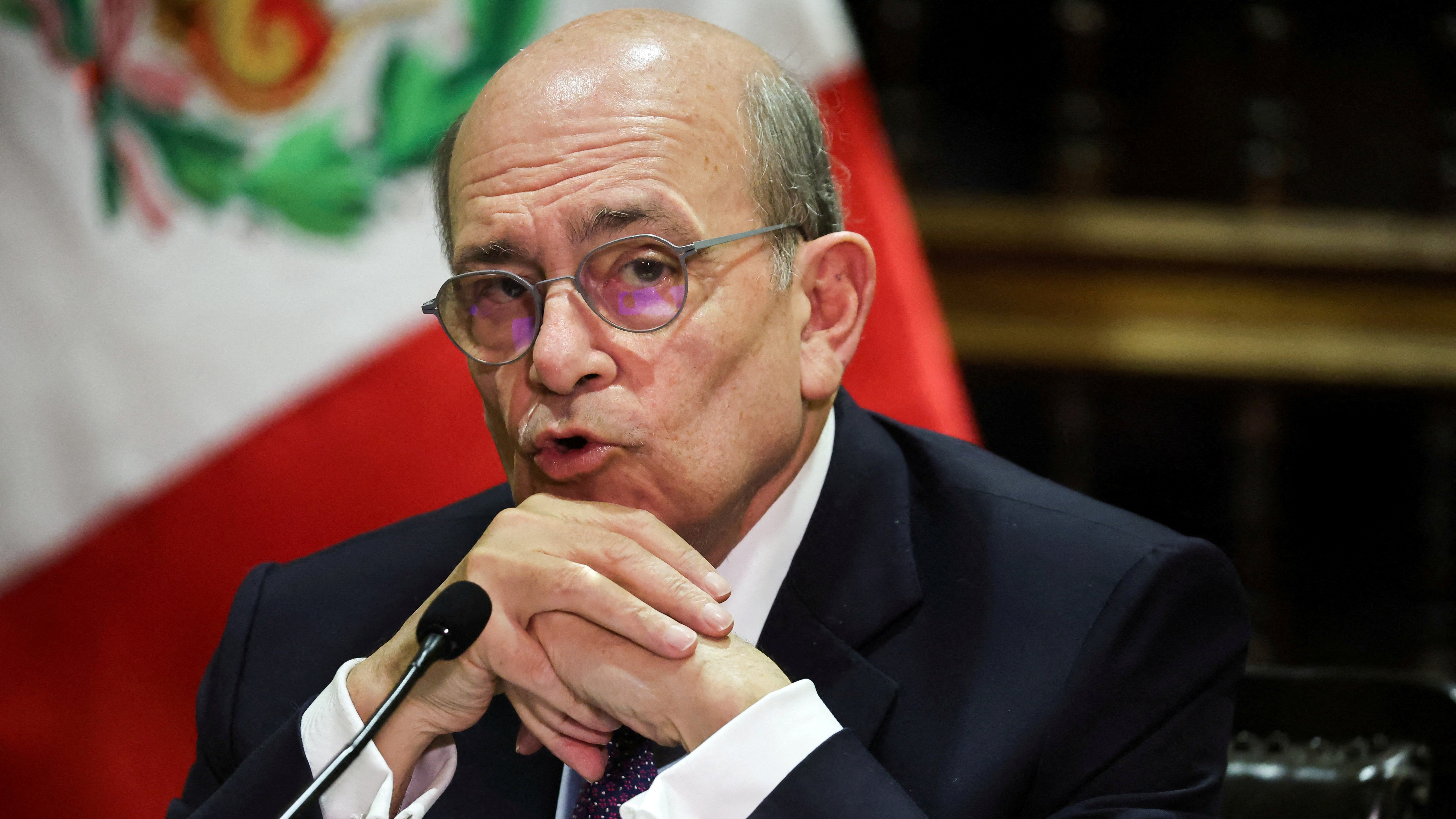 O ministro de Relacións Exteriores do Perú, Hugo de Zela /REUTERS/Sebastian Castaneda/Foto de arquivo