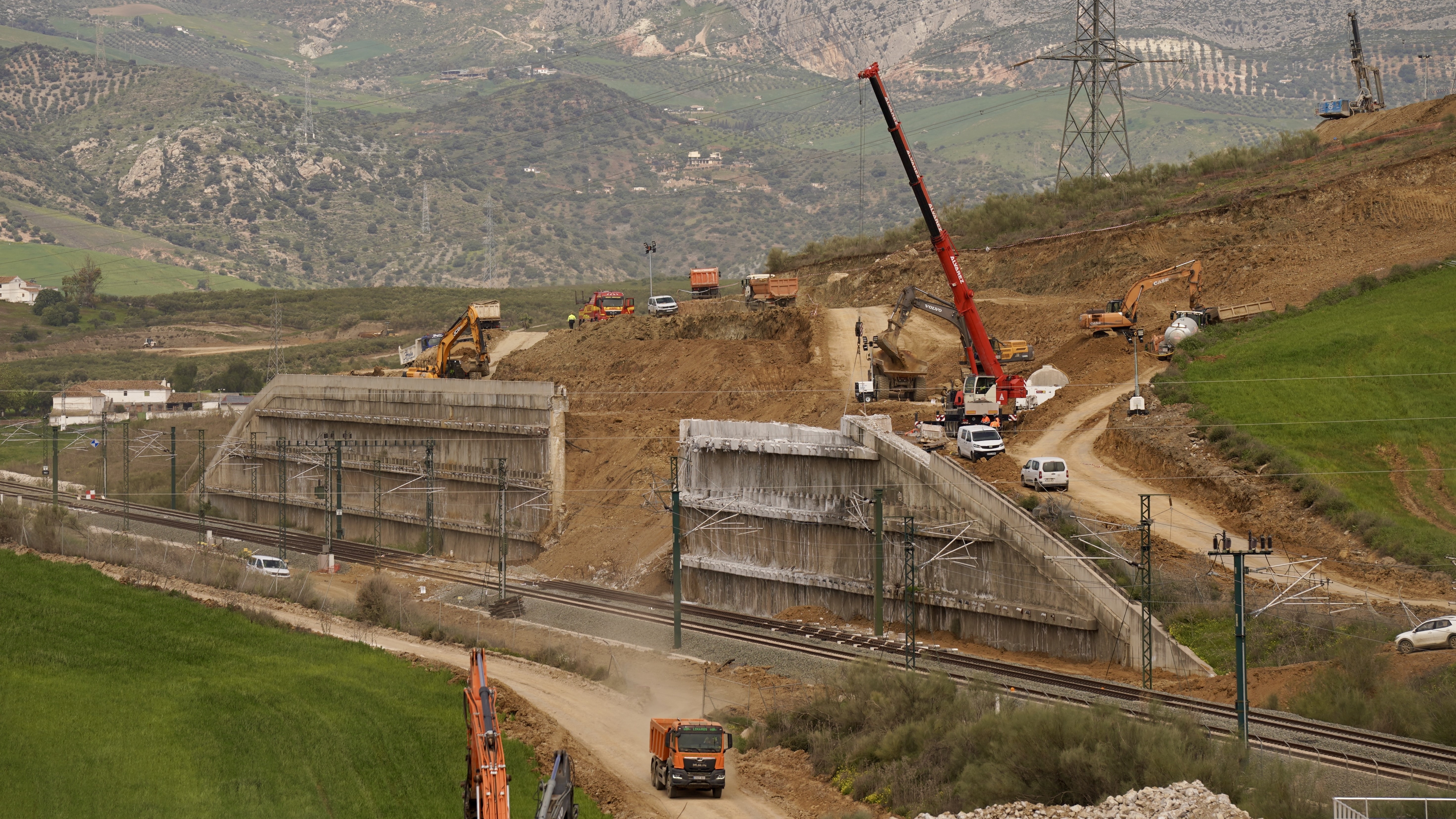 Obras en Álora (Arquivo Europa Press)