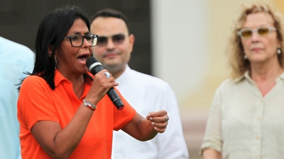 A presidenta interina de Venezuela Delcy Rodríguez / Venezuela, 19 de abril de 2026. REUTERS/Isaac Urrutia