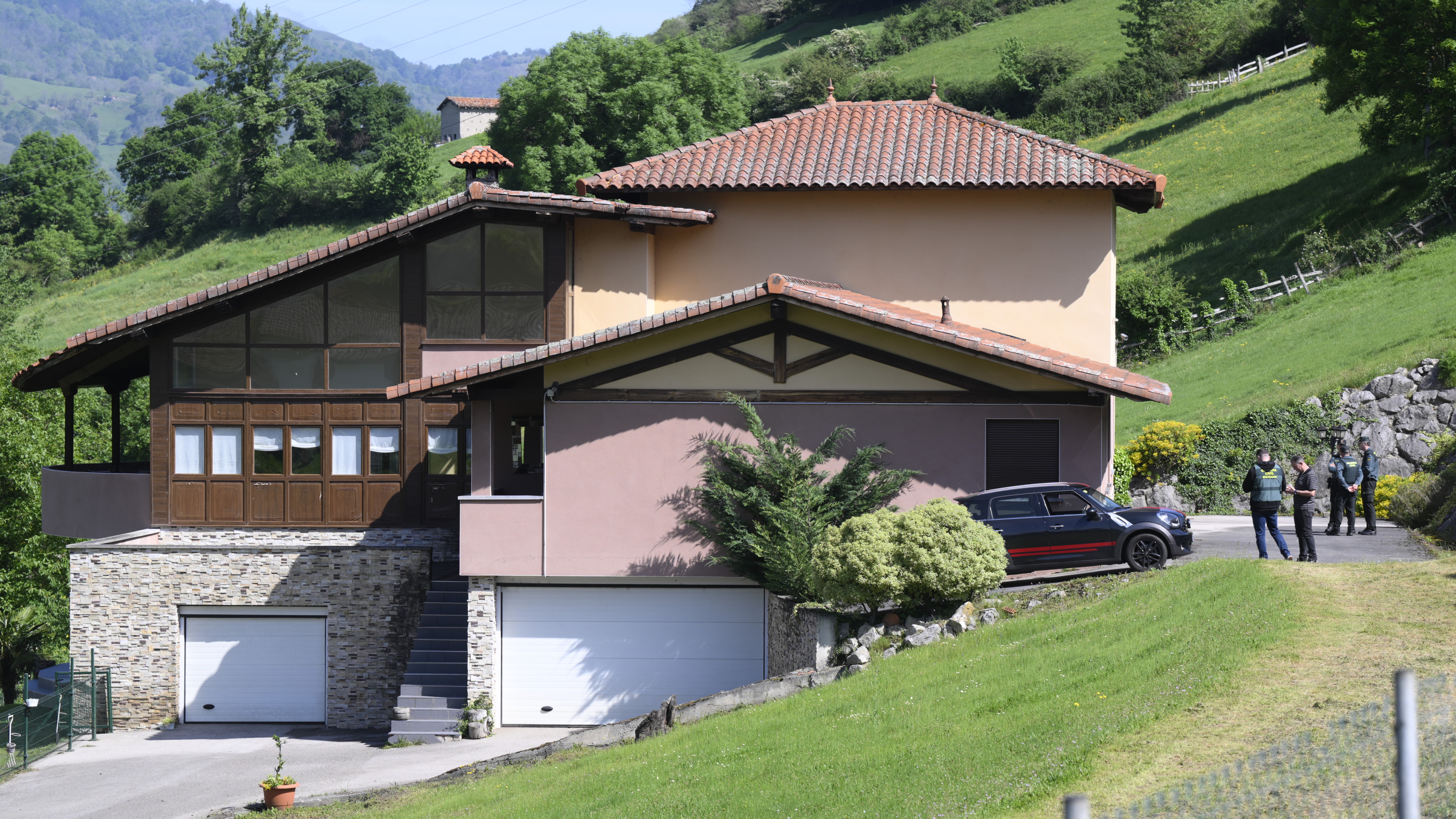 A casa das vítimas está na parroquia de Columbiello. EFE/Eloy Alonso