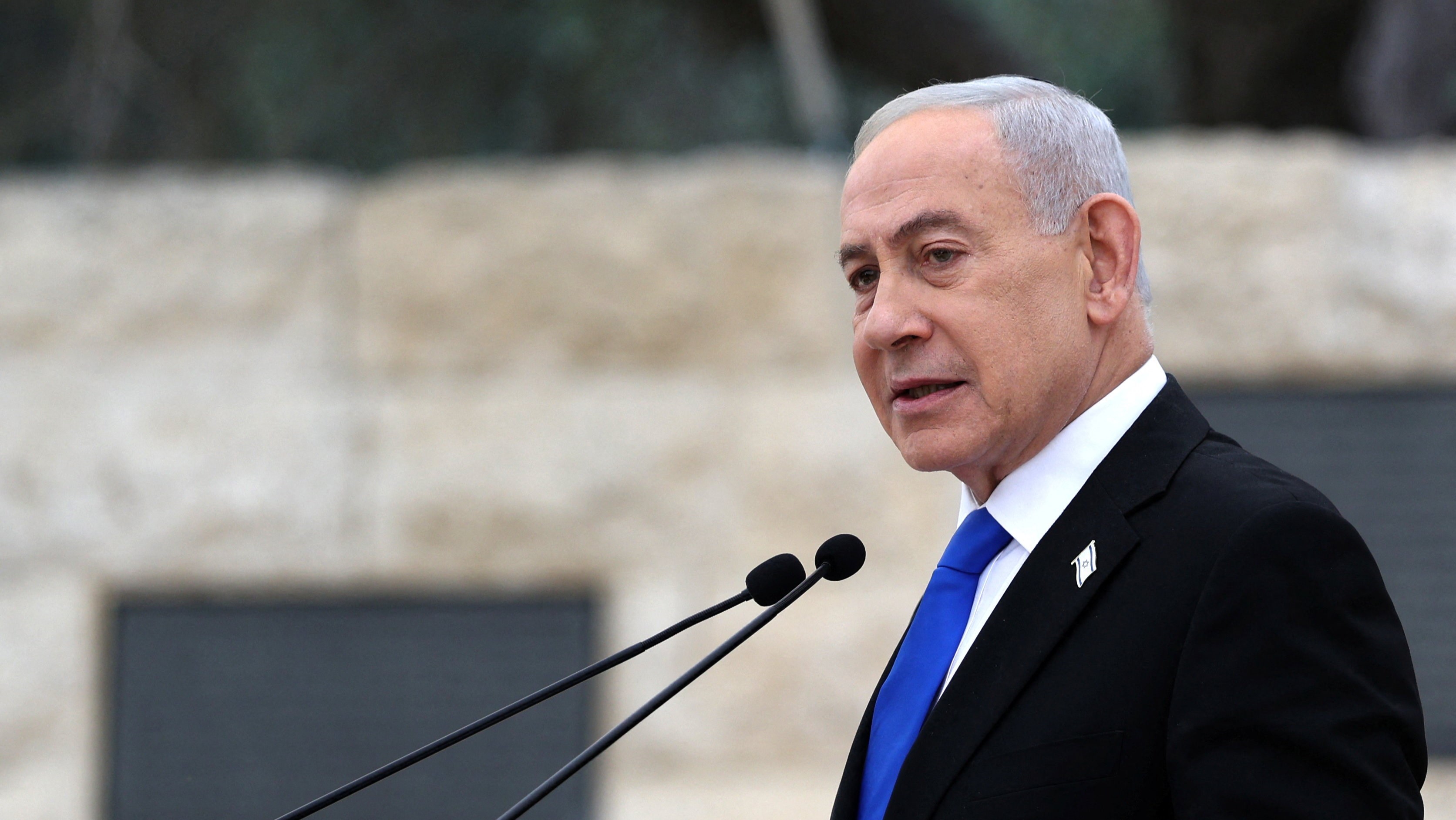 Netanyahu en Xerusalén esta semana. ILIA YEFIMOVICH/Pool vía REUTERS