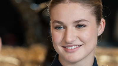 A princesa Leonor, durante a celebración da pasada Pascua Militar (Europa Press/Diego Radamés)