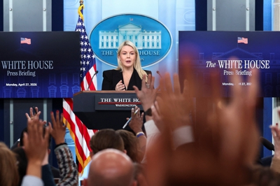 A portavoz da Casa Branca, Karoline Leavitt. Reuters