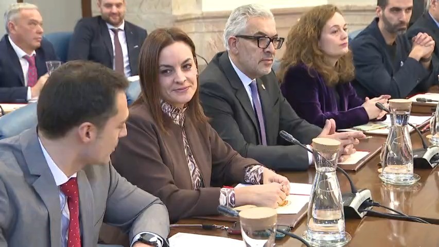 A presidenta da Deputación de Lugo, nunha imaxe de arquivo xunto ao alcalde lugués Miguel Fernández (TVG)