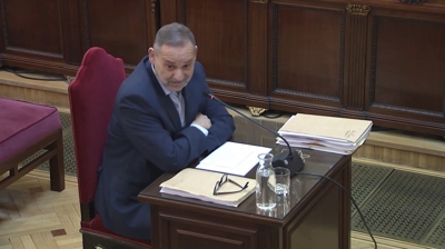 O exministro de Transportes José Luis Ábalos declara como acusado no xuízo do Tribunal Supremo polas presuntas irregularidades na compra de máscaras (Europa Press)