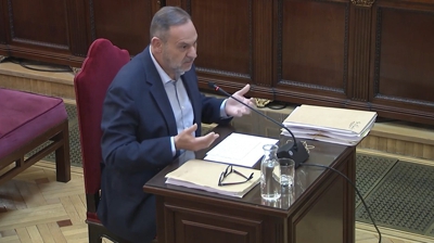 O exministro de Transportes declarou como acusado este luns no Tribunal Supremo