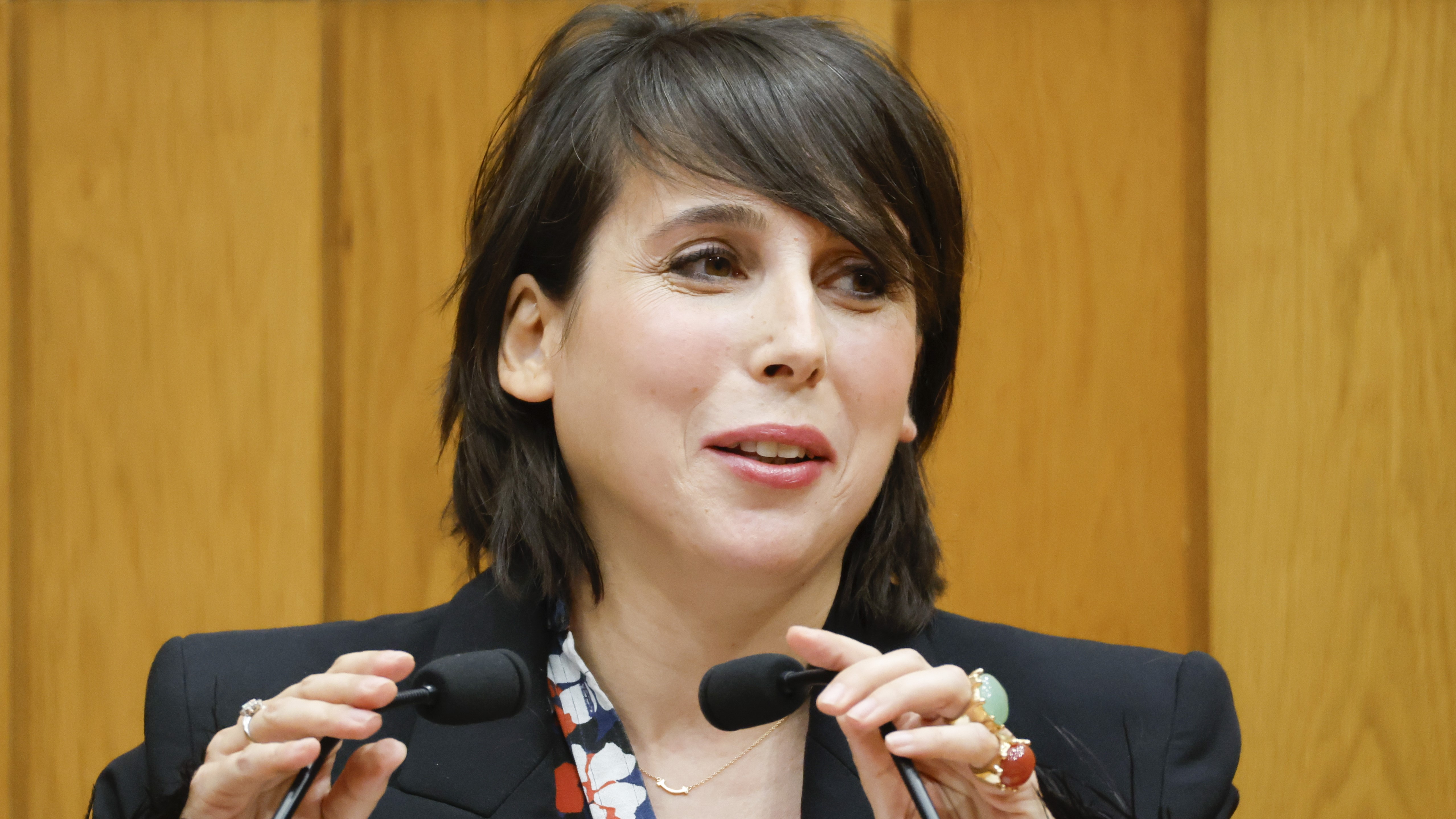 María Jesús Lorenzana este martes no Parlamento (EFE/Lavandeira jr)