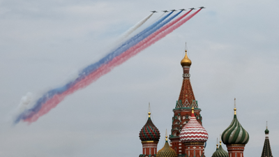 Ensaios para a celebración do Día da Vitoria en Moscova. REUTERS/Shamil Zhumatov