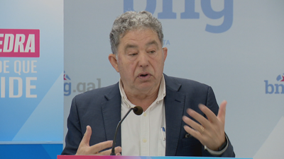 Miguel Anxo Fernández Lores, alcalde de Pontevedra. TVG