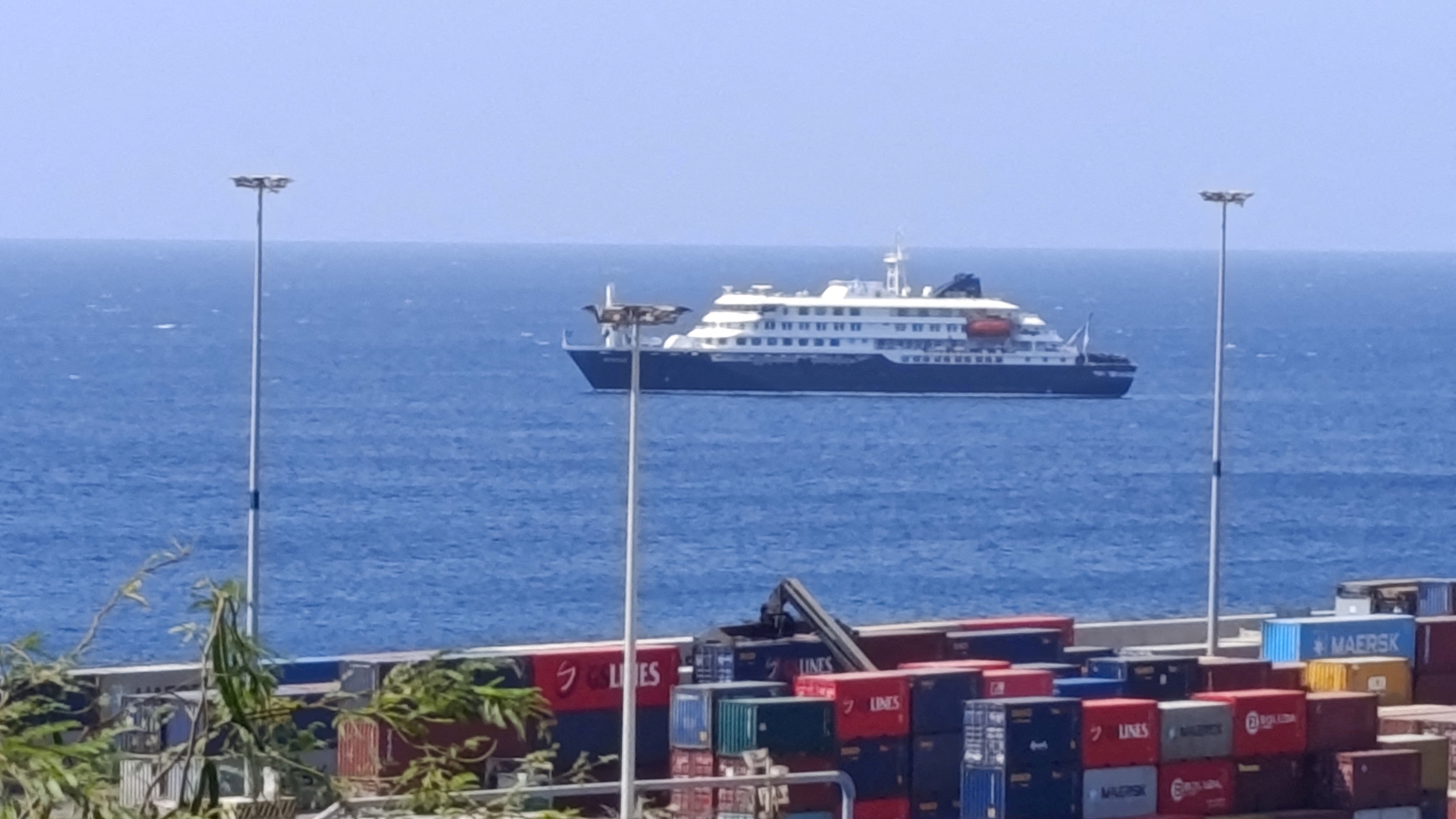 O barco en Cabo Verde esta semana. REUTERS