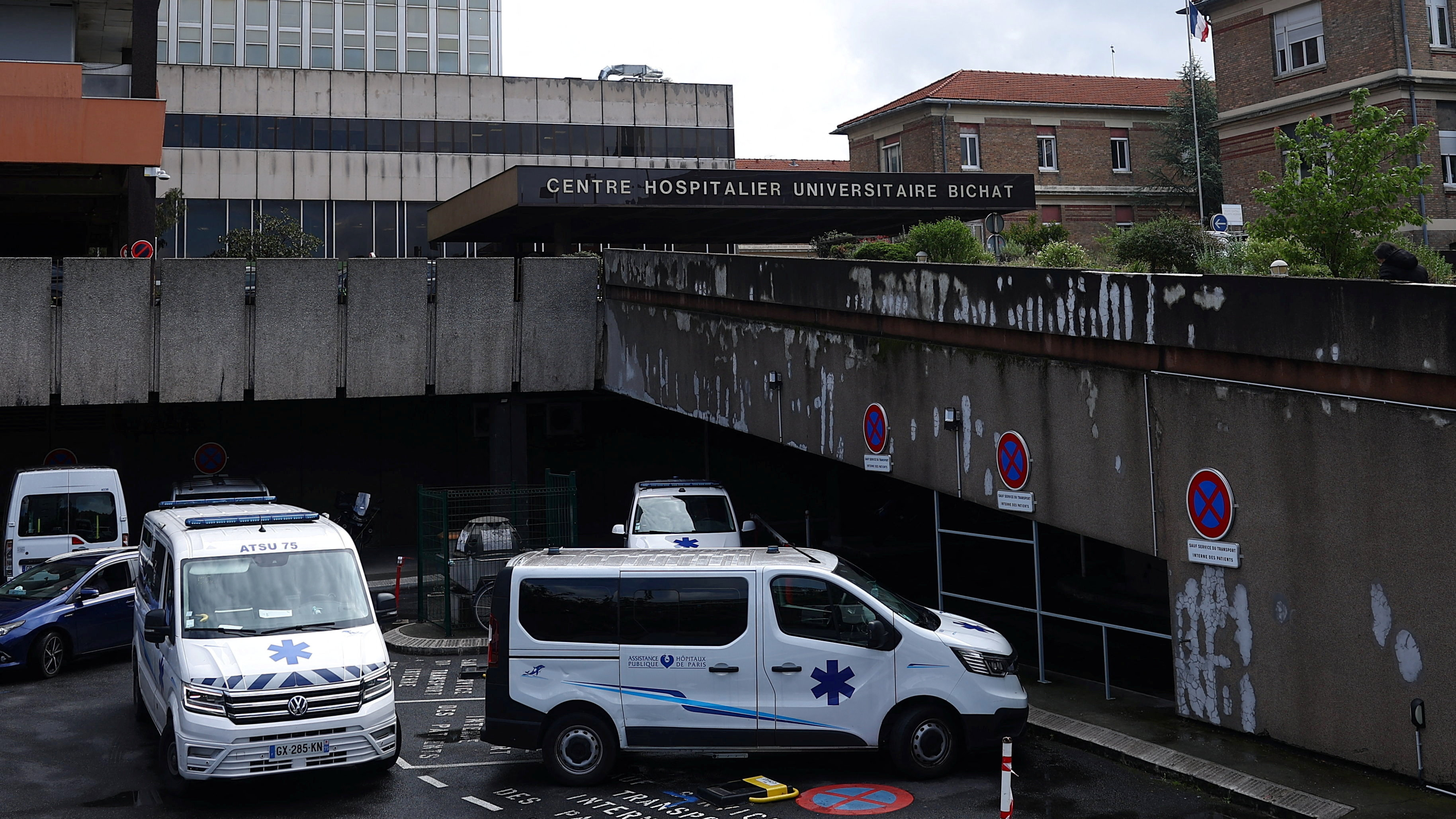 Hospital Bichat, en París, onde están en corentena os afectados polo hantavirus franceses. REUTERS/Abdul Saboor