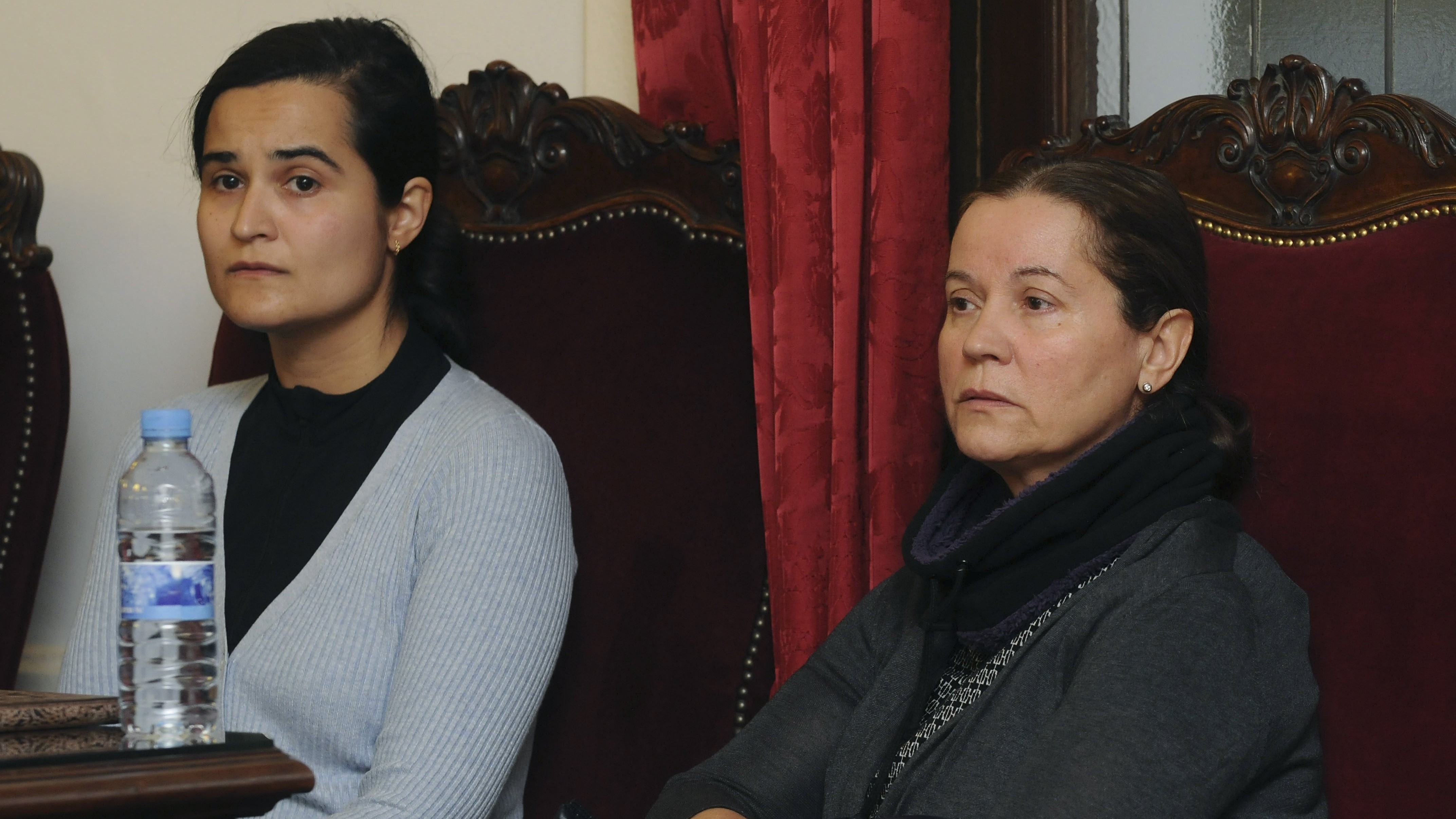 Monserrat González e Triana Martínez, condenadas polo asasinato da presidenta da Deputación de León, Isabel Carrasco. Verónica Lacasa/ Europa Press