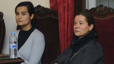 Monserrat González e Triana Martínez, condenadas polo asasinato da presidenta da Deputación de León, Isabel Carrasco. Verónica Lacasa/ Europa Press