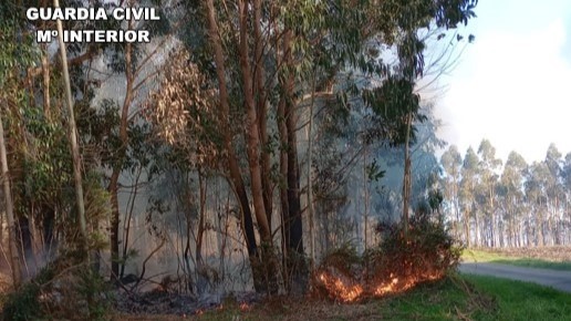 Un dos incendios foi no concello de Aranga