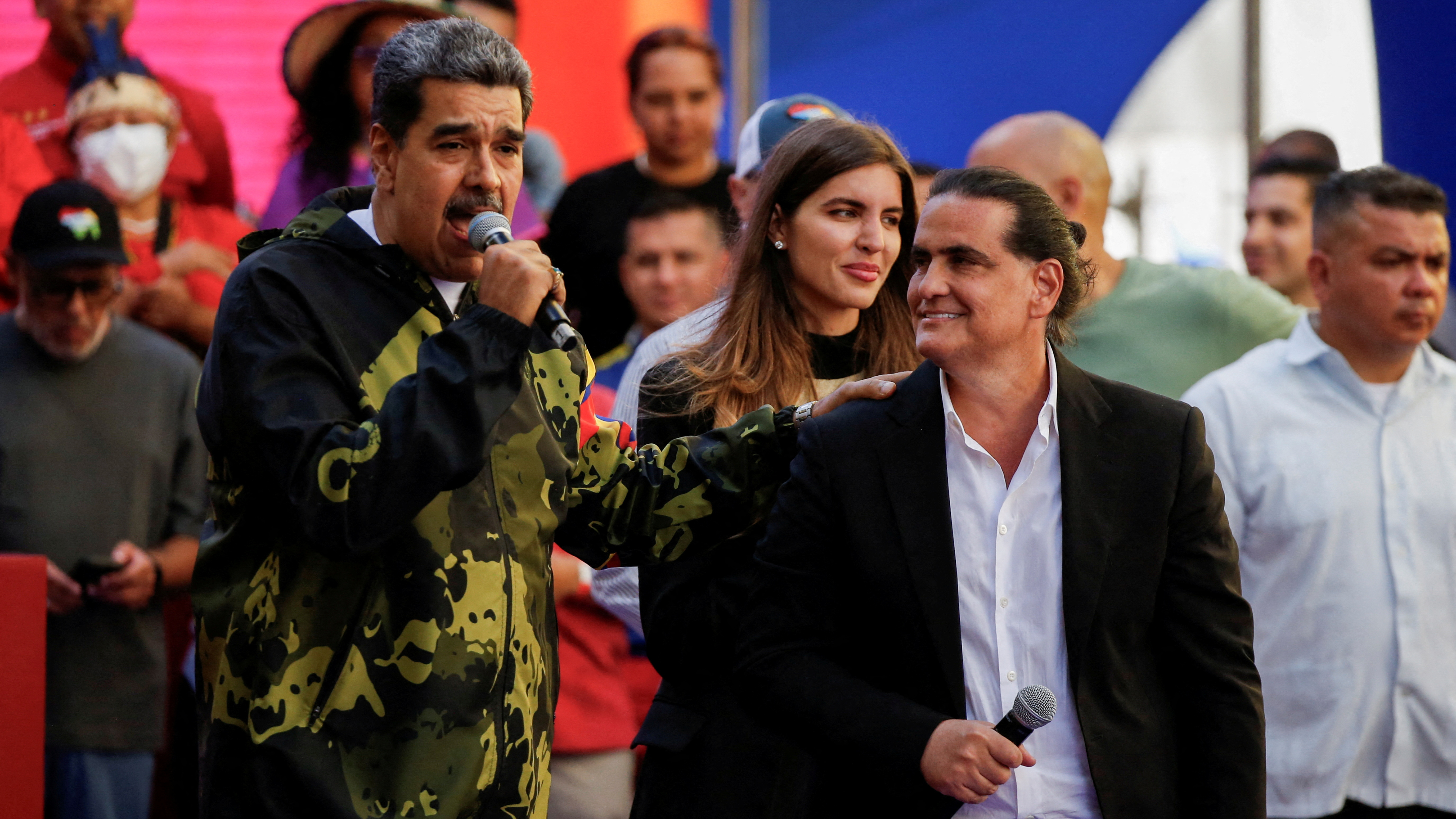 Nicolás Maduro e Alex Saab. REUTERS/Leonardo Fernandez Viloria
