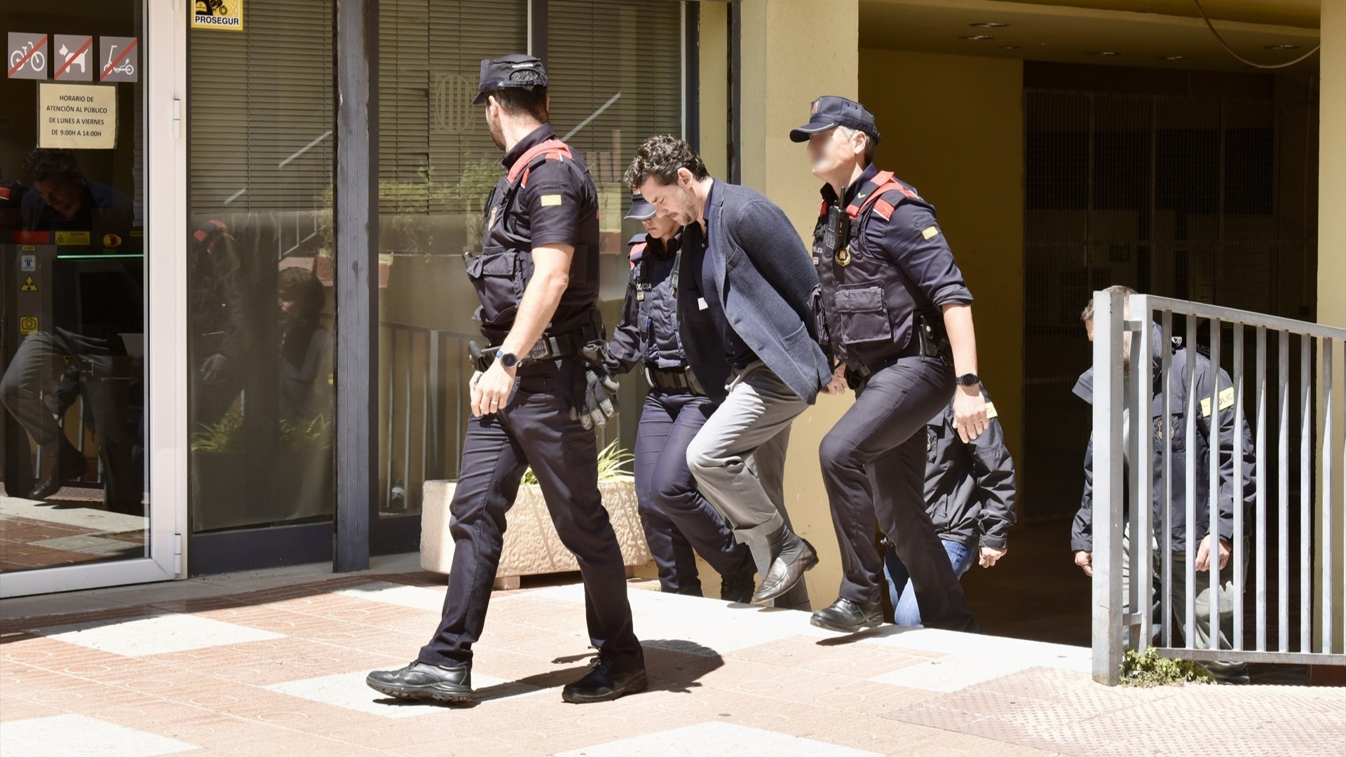 Jonathan Andic á súa chegada aos xulgados. David Oller/Europa Press.