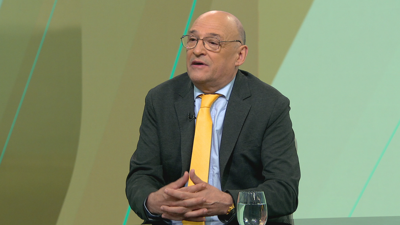 O deputado de Democracia Ourensana, Armando Ojea, este martes nunha entrevista no 'Bos días' da TVG