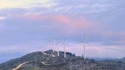 Parque eólico da Caniza. Concello da Caniza