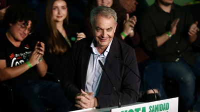 Arquivo. Zapatero nun mítin en Cádiz. Nacho Frade / Europa Press