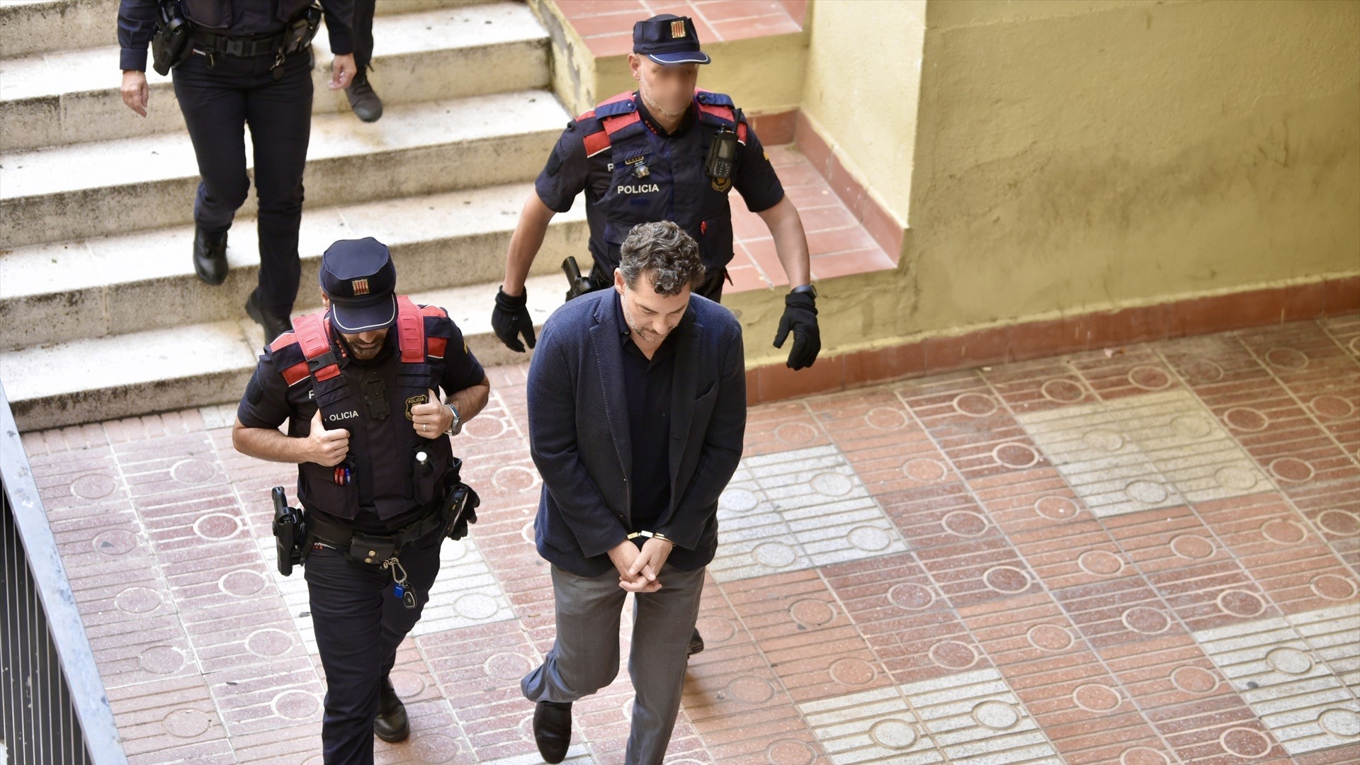 Jonathan Andic tras ser arrestado. David Oller / Europa Press (Arquivo)