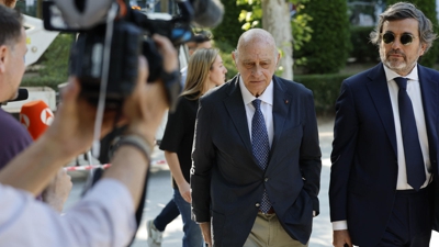 O exministro do Interior Jorge Fernández Díaz a súa chegada este xoves á Audiencia Nacional de Madrid (EFE/ Mariscal)