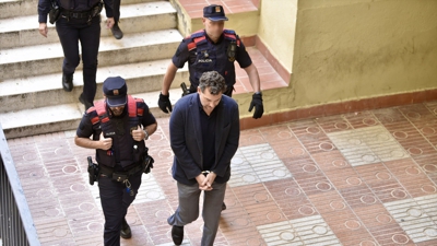 Jonathan Andic tras ser arrestado. David Oller / Europa Press (Arquivo)