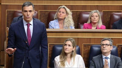 O presidente do Goberno durante a sesión de control do 20 de maio. Europa Press