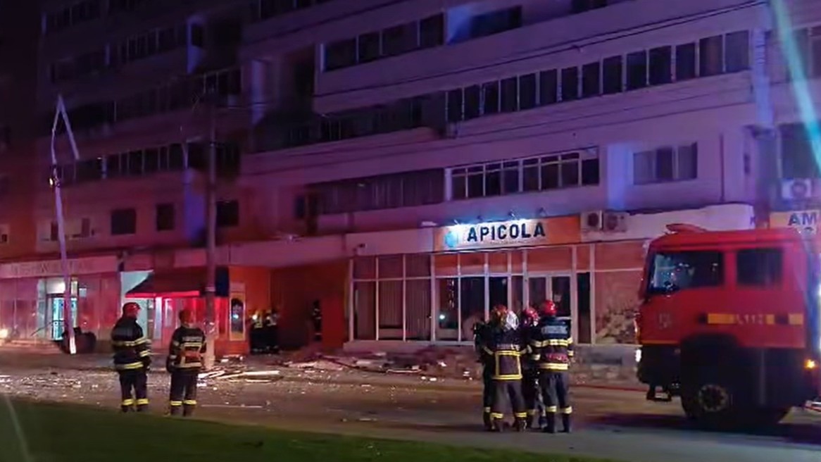O edificio no que impactou o dron. Europa Press.
