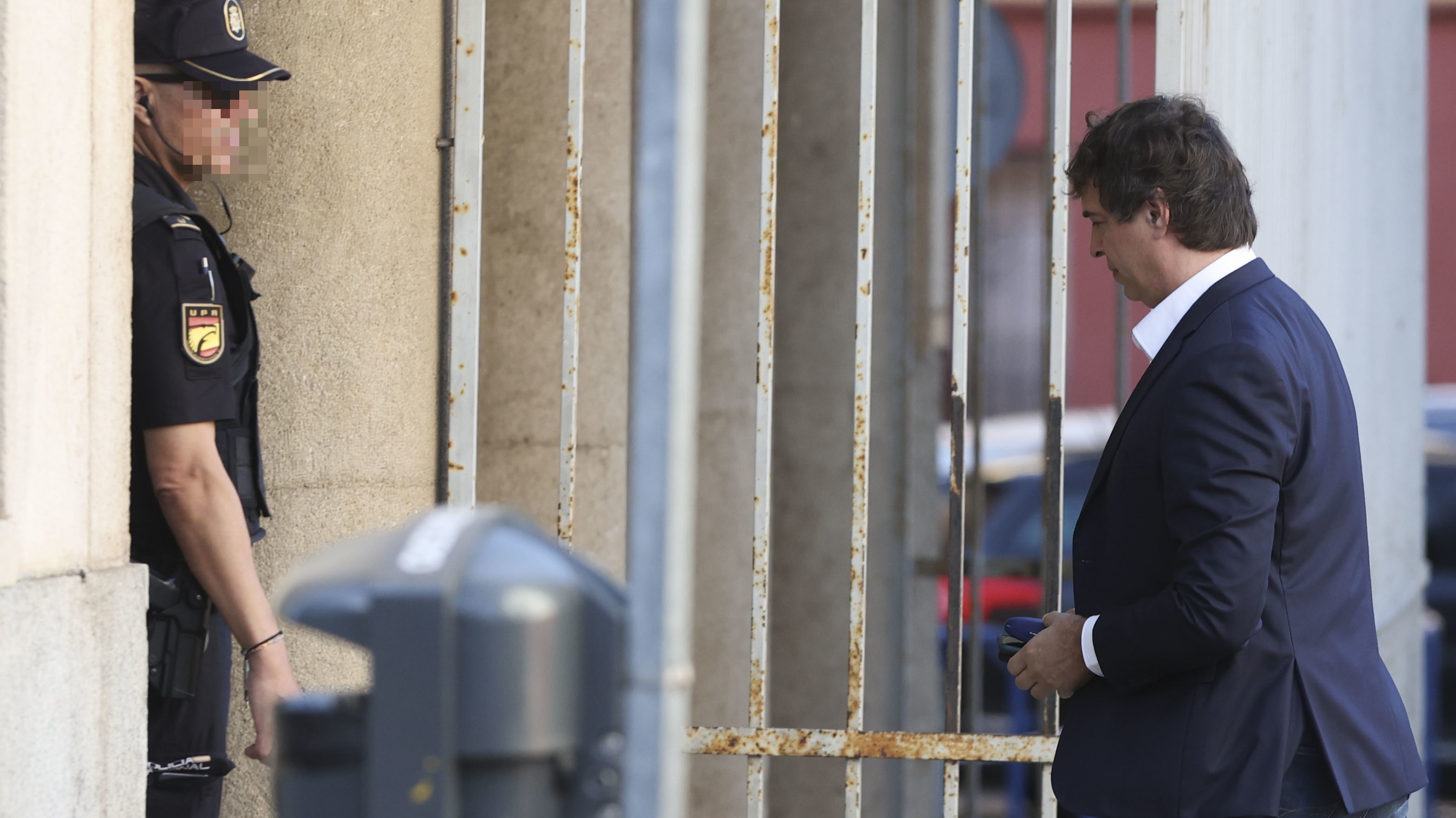 David Sánchez, este luns á súa chegada a Audiencia de Badaxoz (EFE/Jero Morales)