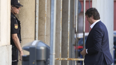 David Sánchez, este luns á súa chegada a Audiencia de Badaxoz (EFE/Jero Morales)
