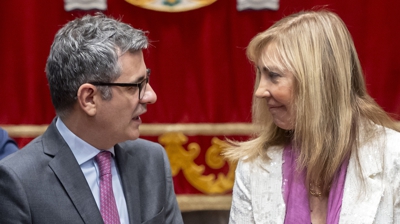 O ministro de Presidencia, Félix Bolaños, e a presidenta do CXPX, Isabel Perelló, nunha imaxe de arquivo (Europa Press)