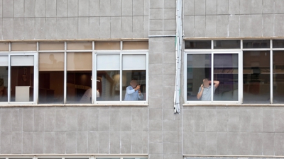 Rexistro na sede de Tubos Reunidos en Bilbao (Europa Press/David de Haro)