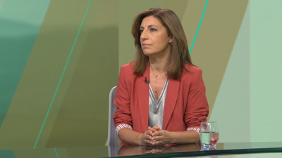 A conselleira de Medio Ambiente, Ánxeles Vázquez, este venres nunha entrevista no 'Bos días'