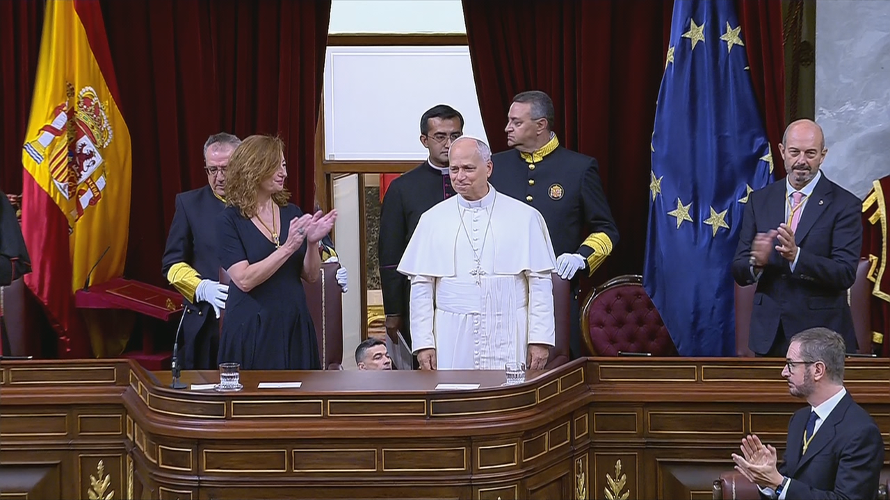 DIRECTO: TVG/IMAXE: León XIV, á súa chegada ao Congreso dos Deputados