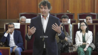David sánchez, durante o xuizo (Efe)
