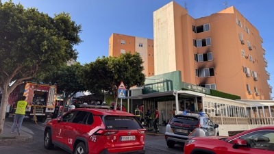 Incendio en Magaluf no edificio Trianon REMITIDA/HANDOUT por AYUNTAMIENTO DE CALVIÀ